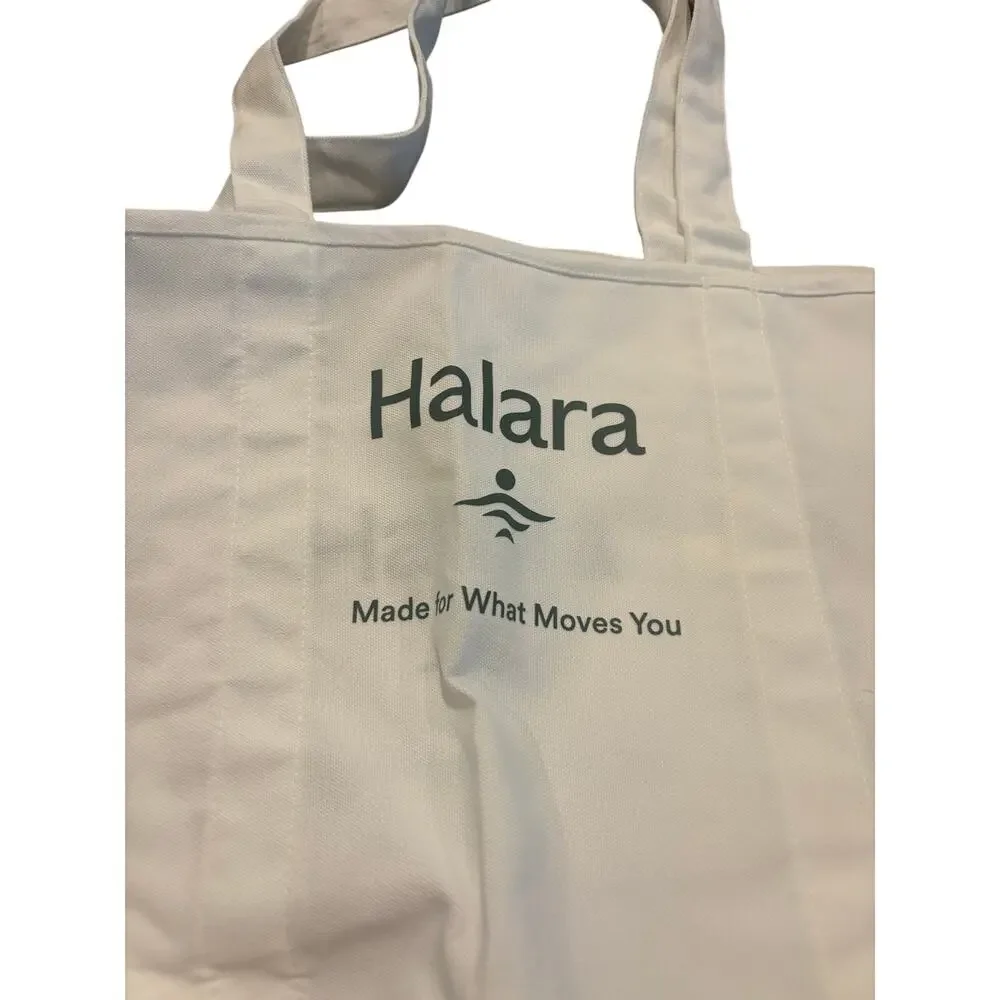 Halara White Tote Bag NWOT